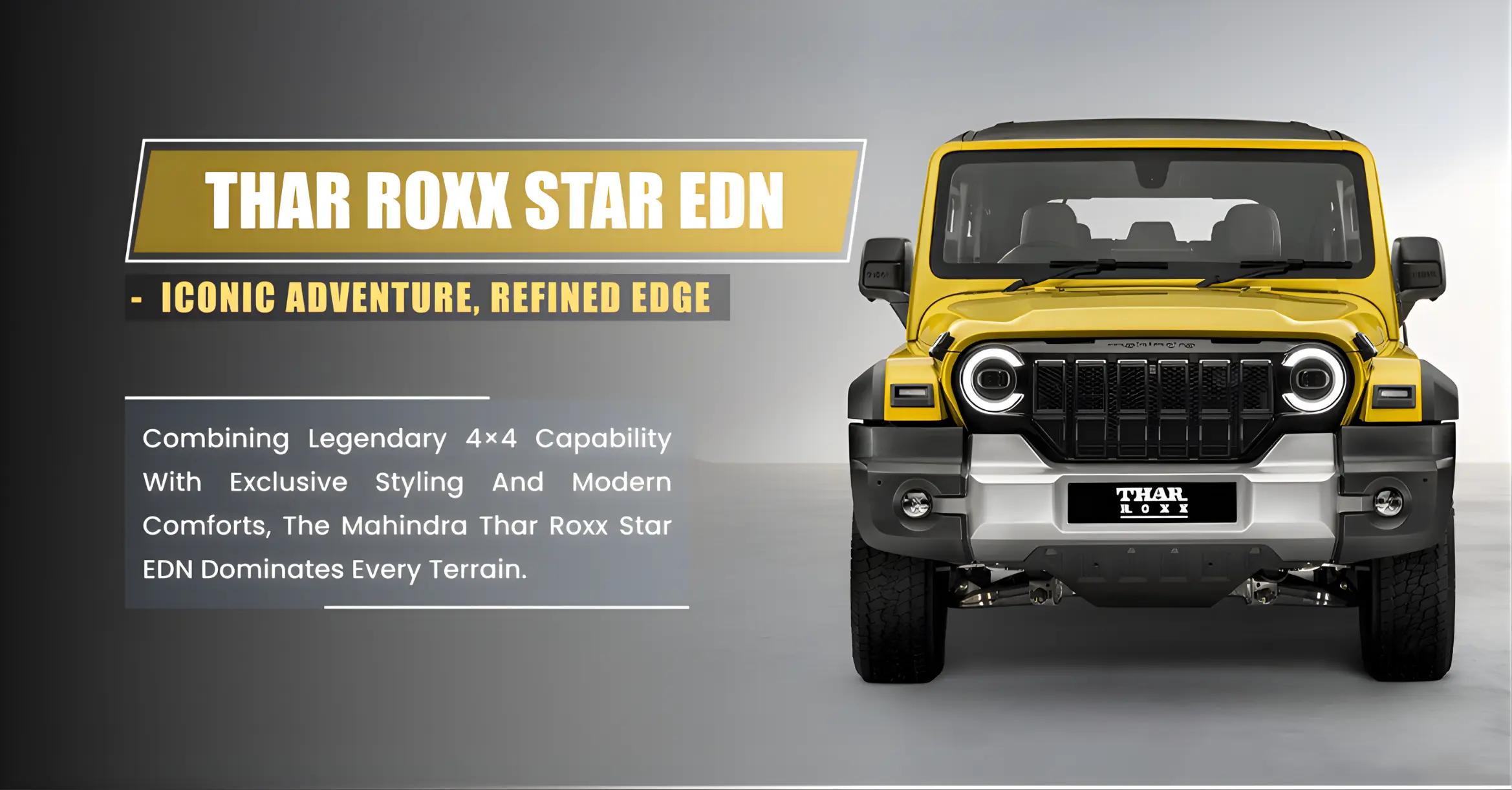 Mahindra Thar Roxx Star EDN