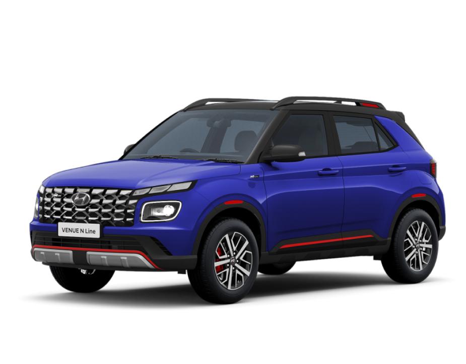 Hyundai Venue N Line 2022-2025 1.0 T N6 DT DCT - blue black dual tone