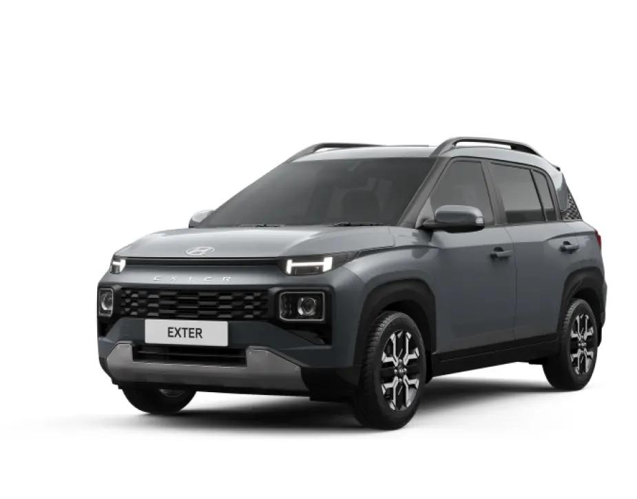 Hyundai Exter 2023-2026 SX (O) Connect 1.2 MT Knight Edition - Shadow Grey - Exter Knight