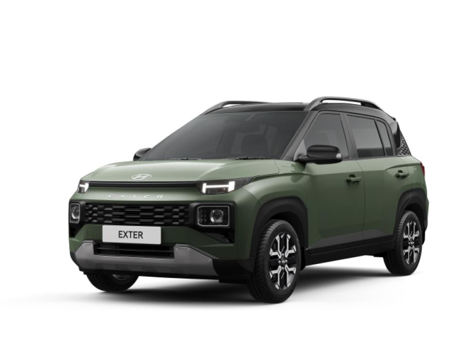 Hyundai Exter 2023-2026 Kappa AMT SX (O) Connect DT - khaki black