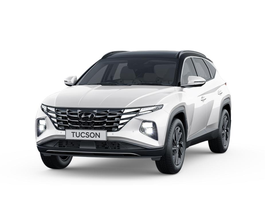 Hyundai Tucson 2023-2025 SIGNATURE D AT DT - polar white dual tone
