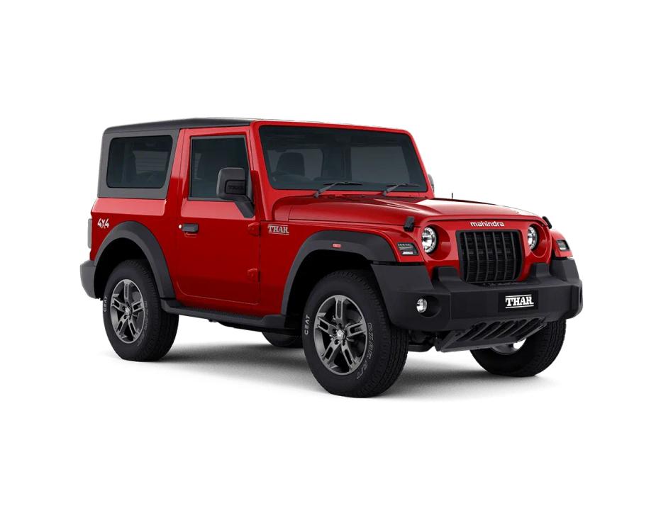 Mahindra Thar 2020-2025 LX Petrol AT RWD - RED RAGE