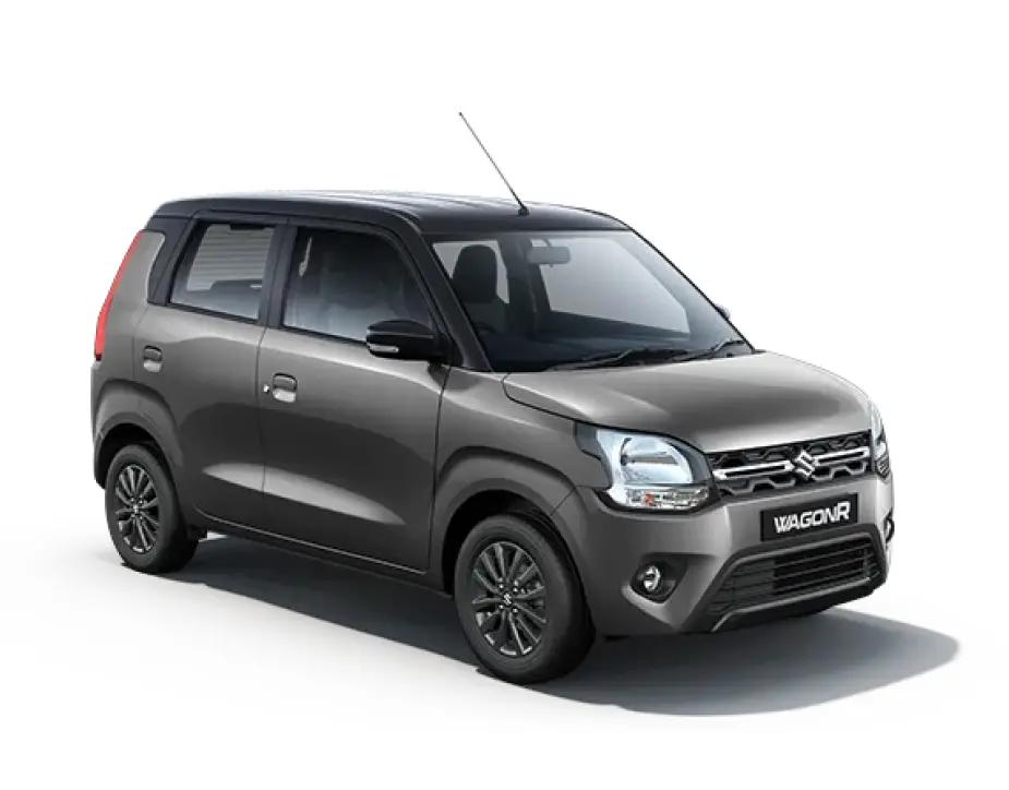 Maruti Suzuki WagonR ZXI+ 1.2L ISS AGS DT - MAGMA GREY+BLACK