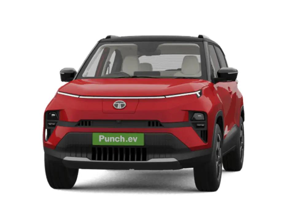 Tata Punch EV 2024-2026 Empowered LR - Fearless red with dual tone
