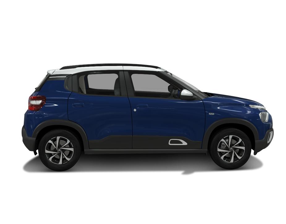 Citroen C3 SHINE TURBO - Cosmo Blue with Polar White