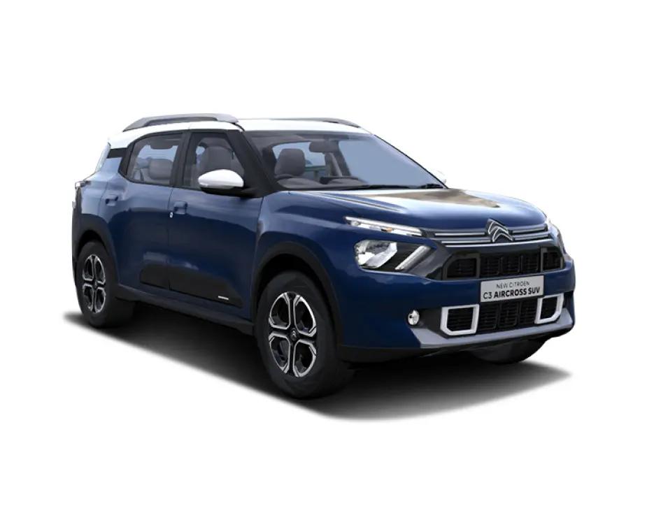 Citroen C3 Aircross Max DT Vibe Pack AT - Cosmo Blue with Polar White