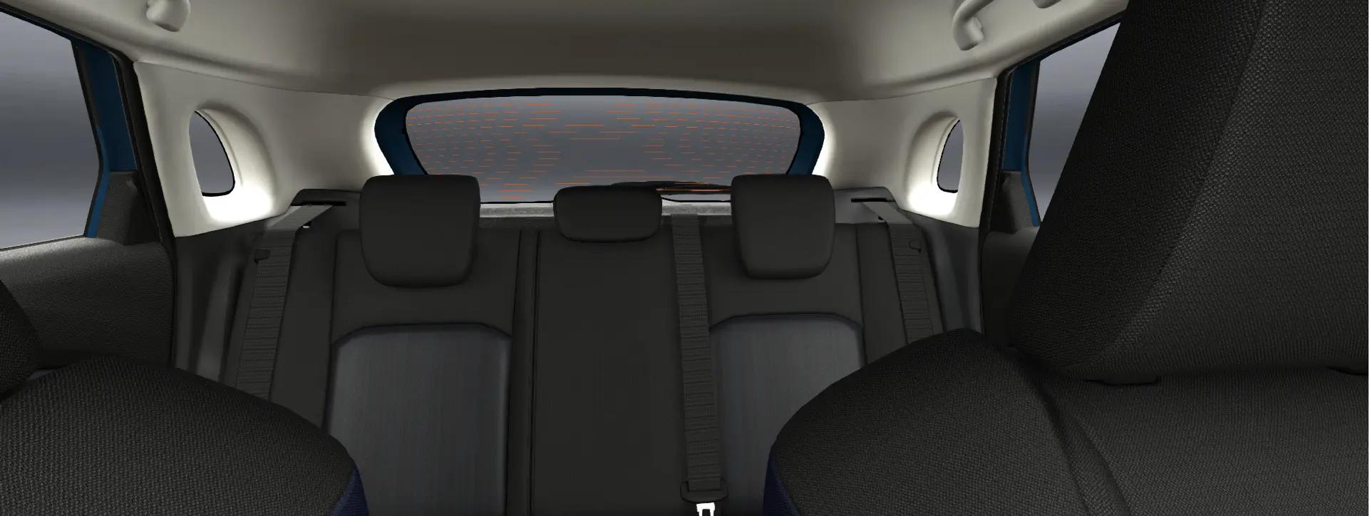 Maruti Suzuki Baleno rear seat