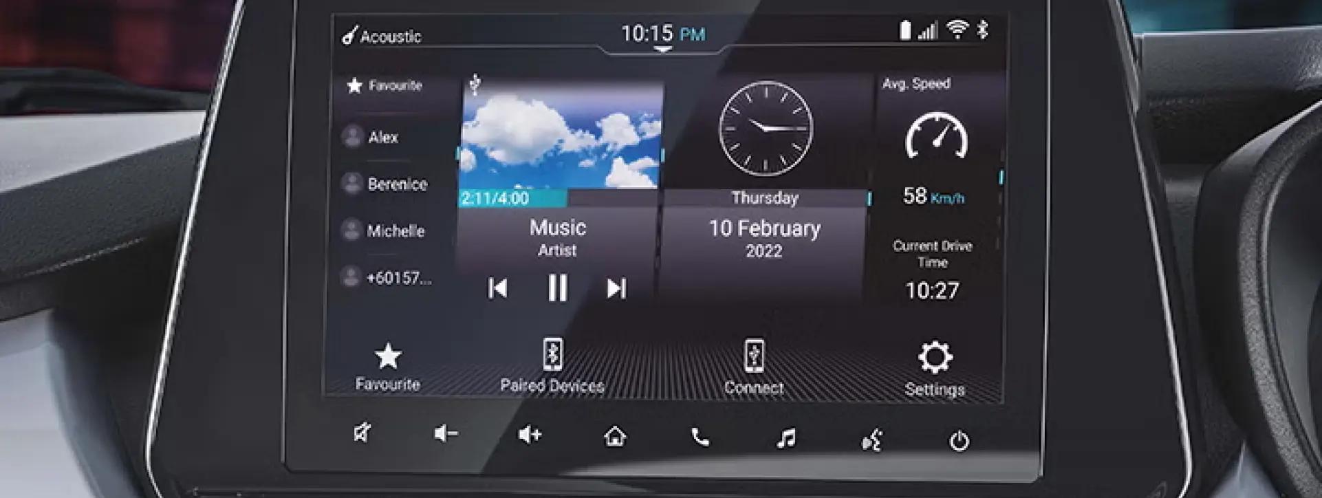 Maruti Suzuki Baleno infotainment system