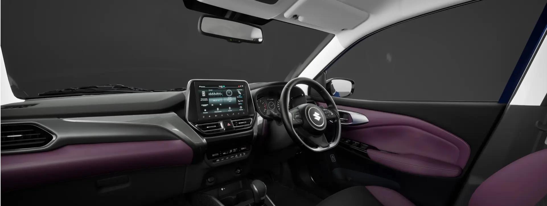 Maruti Suzuki FRONX steering mounted controls