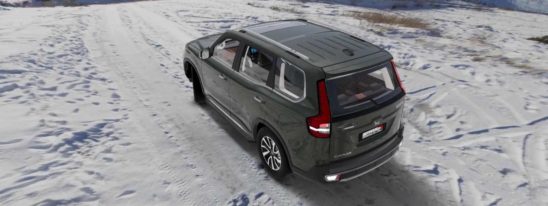 Mahindra Scorpio N Rear Left View