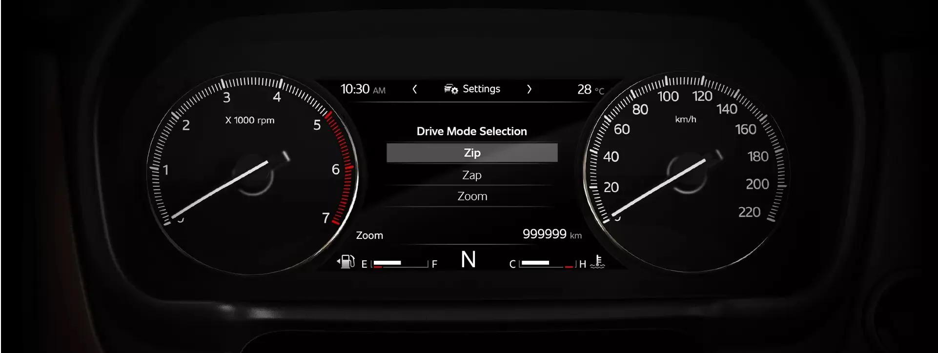 Mahindra Scorpio N Instrument Cluster