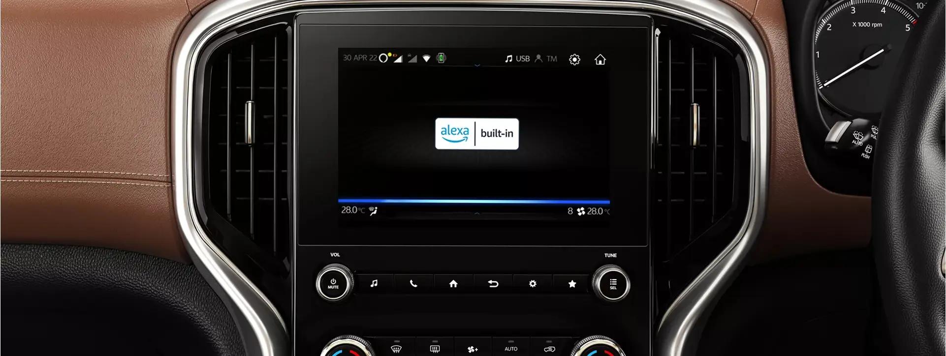 Mahindra Scorpio N Alexa What 3 Words Address Nevigation