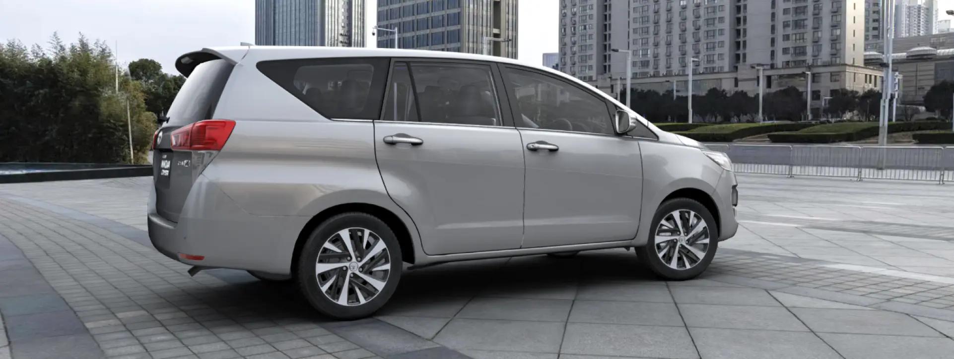 Toyota Innova Crysta Rear Right View