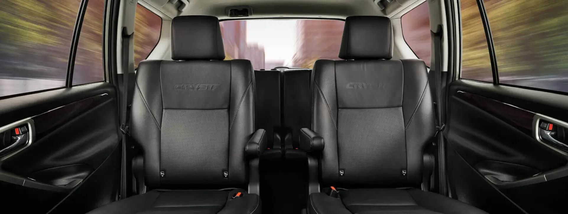 Toyota Innova Crysta Rear Seats