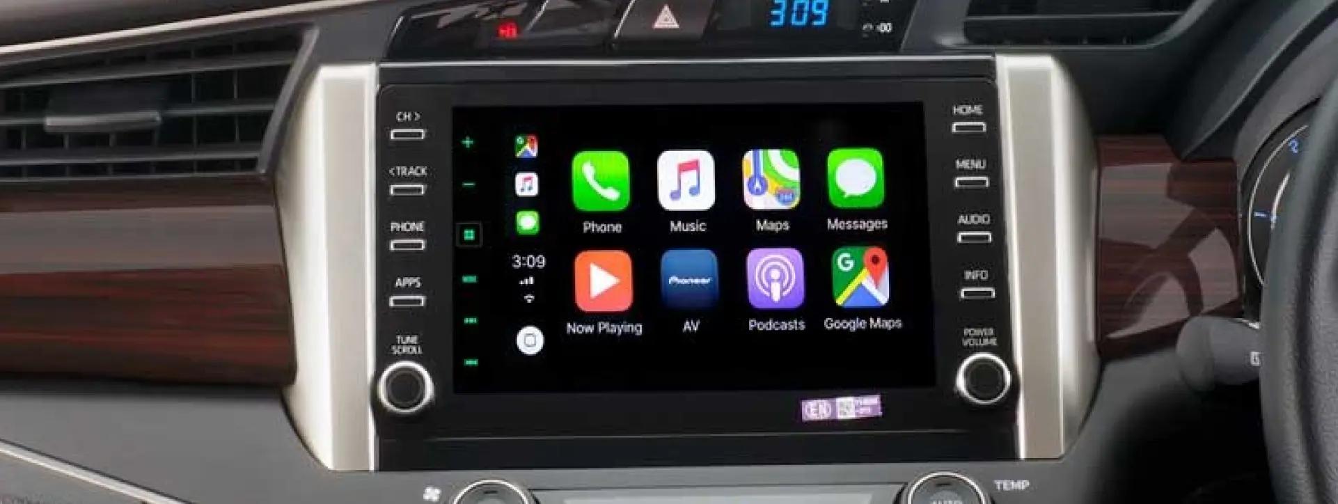 Toyota Innova Crysta Infotainment