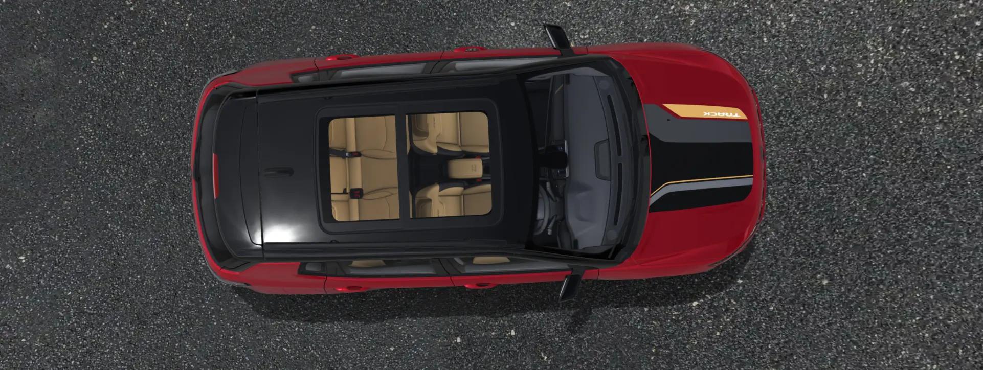 Jeep Compass Top View