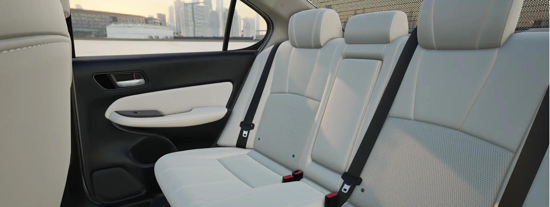 Honda City Rear Seats View