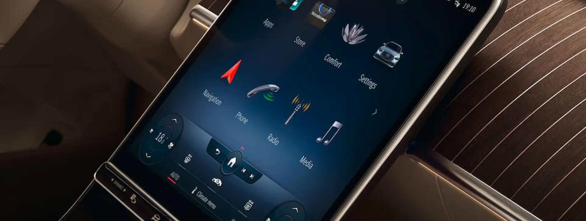 Mercedes-Benz S Class Infotainment System Main Menu