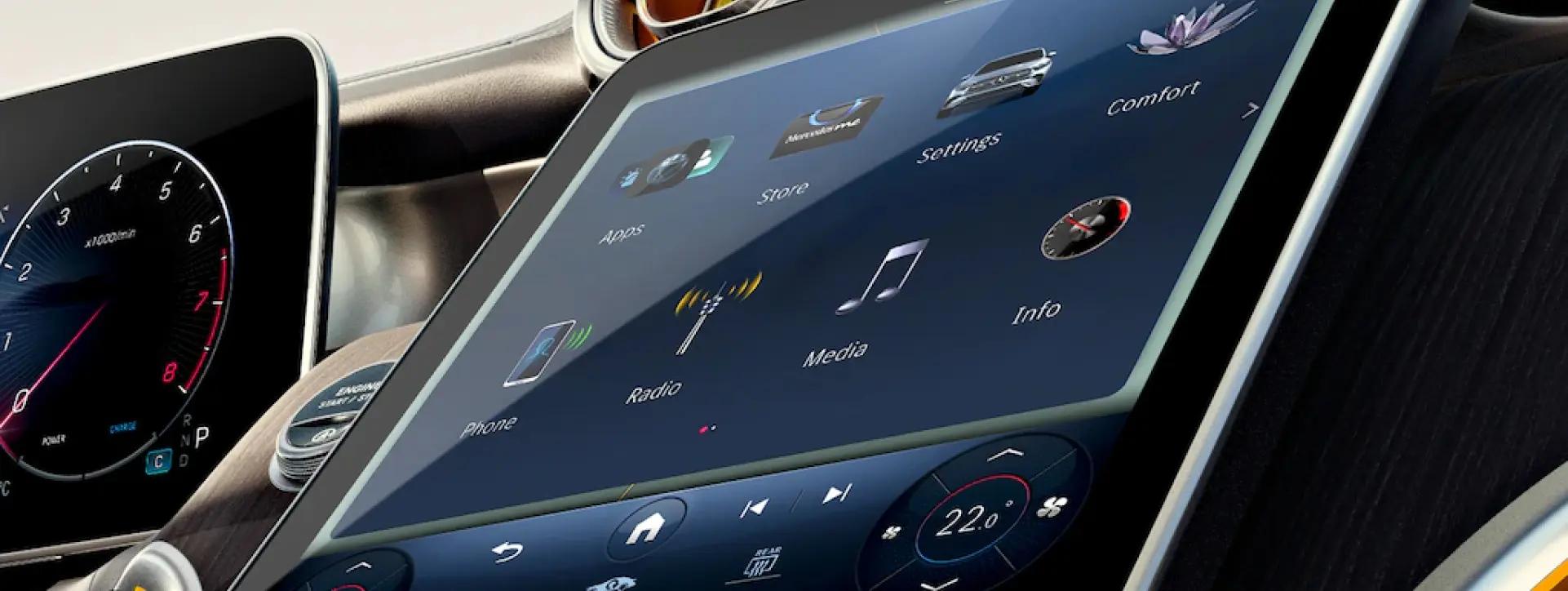 Mercedes-Benz GLC Infotainment System Main Menu