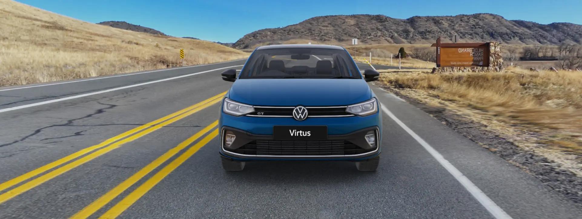 Volkswagen	Virtus Front Side View