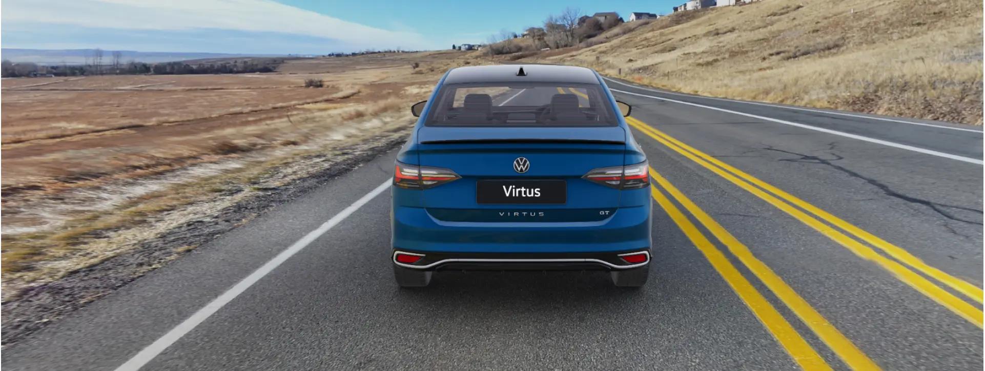 Volkswagen	Virtus Back Side View