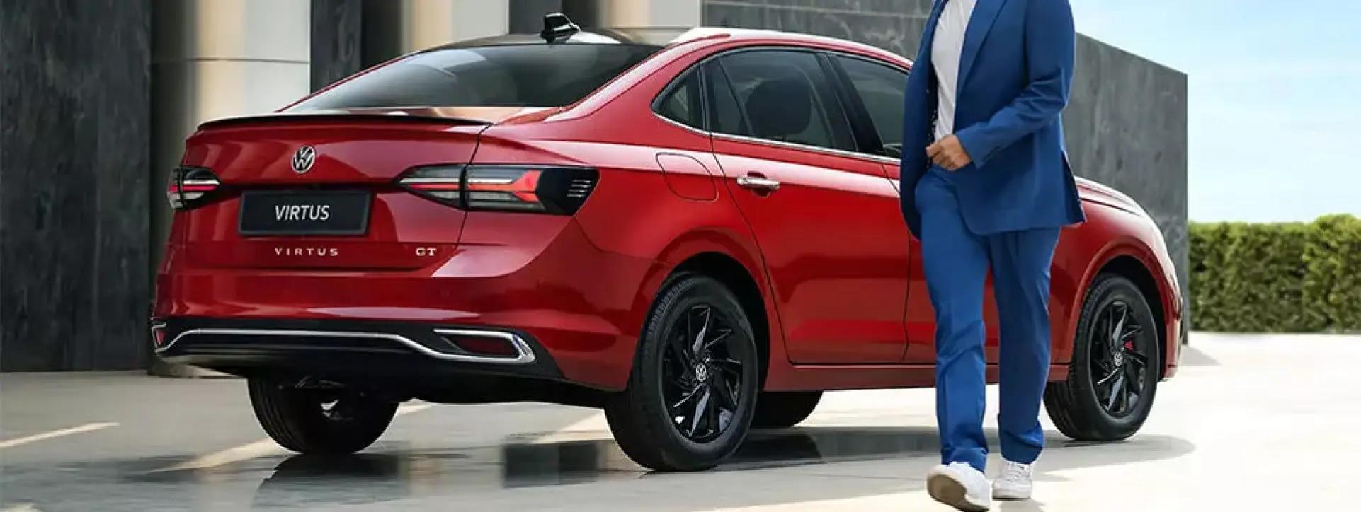 Volkswagen	Virtus Rear Right Side View