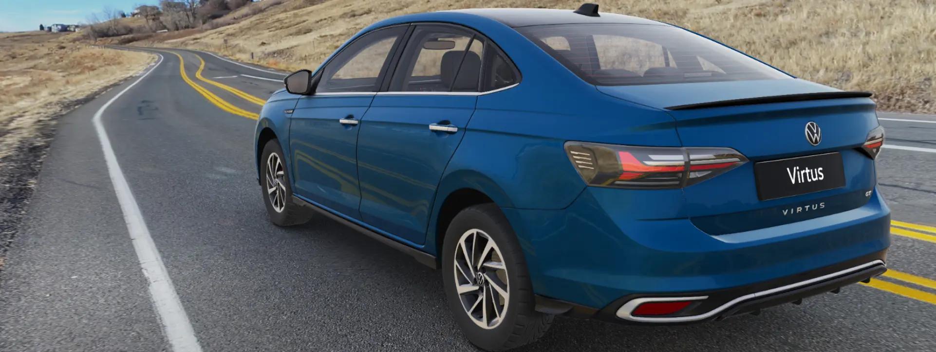 Volkswagen	Virtus Left Three Quarter View