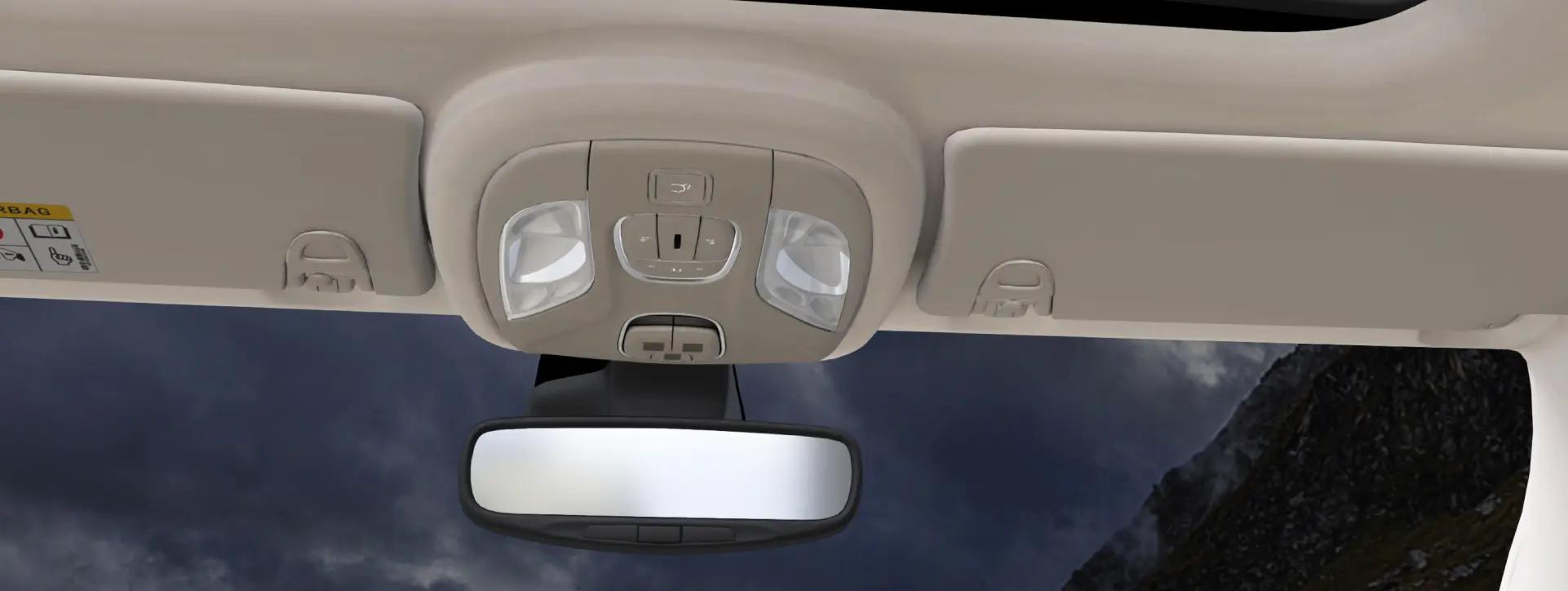 Jeep Meridian Rear View Mirror/Courtesy Lamps