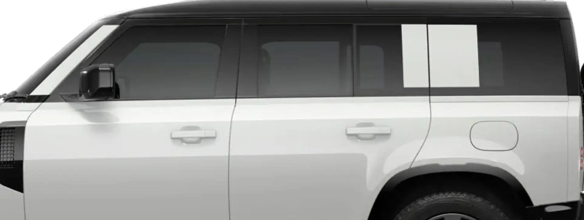 Land Rover Defender 110 Side Window Line