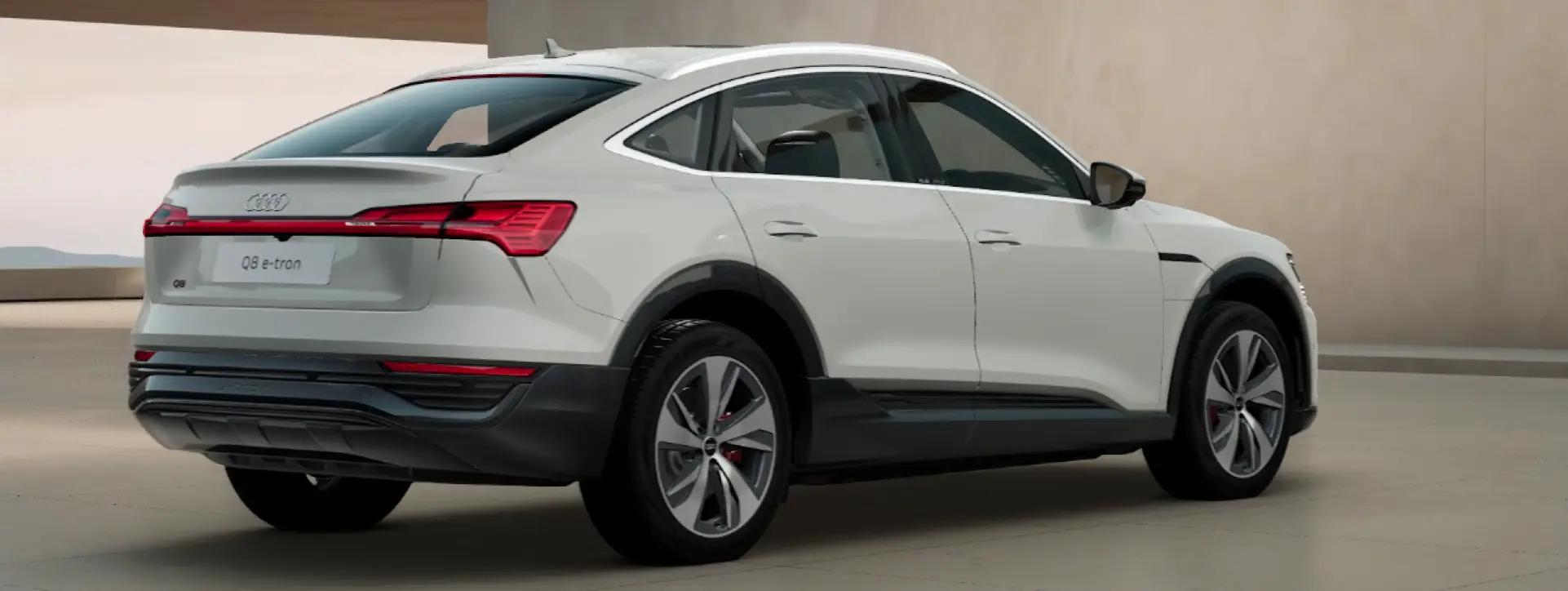 Audi Q8 Sportback e-Tron Rear Right Three Quarter