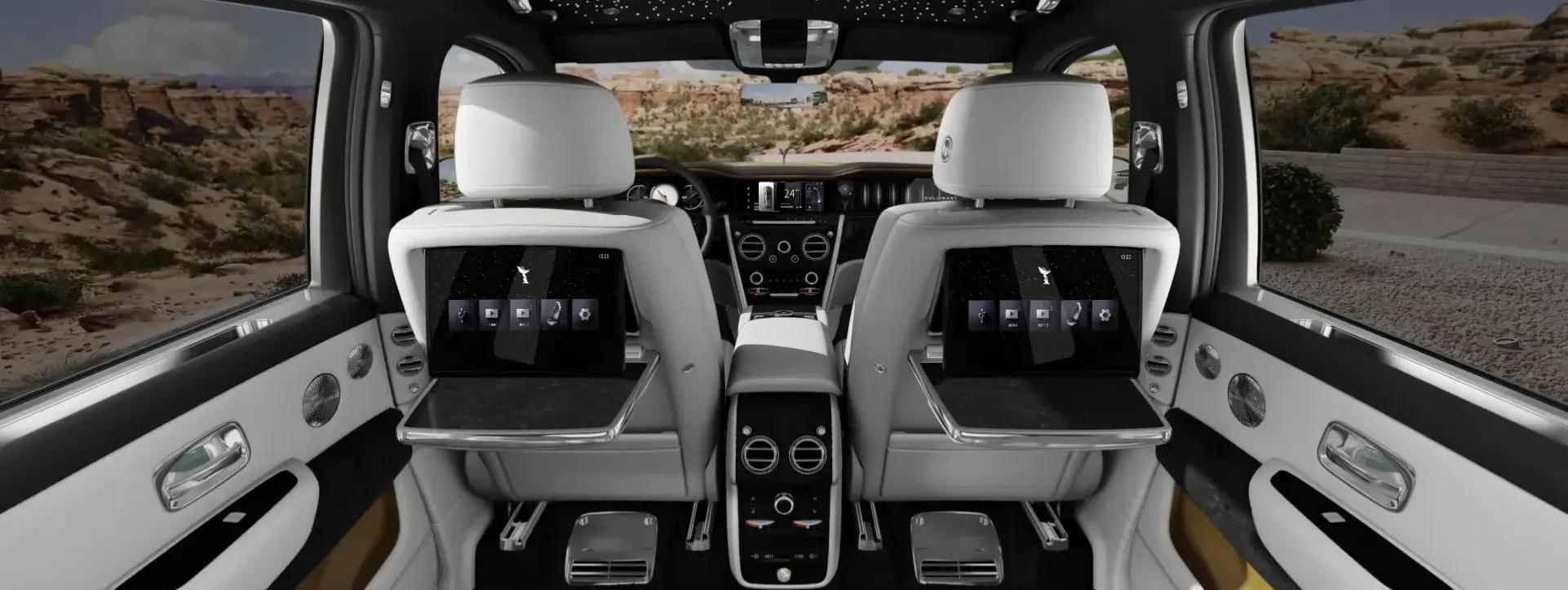 Rolls Royce Cullinan Entertainment System (Rear)
