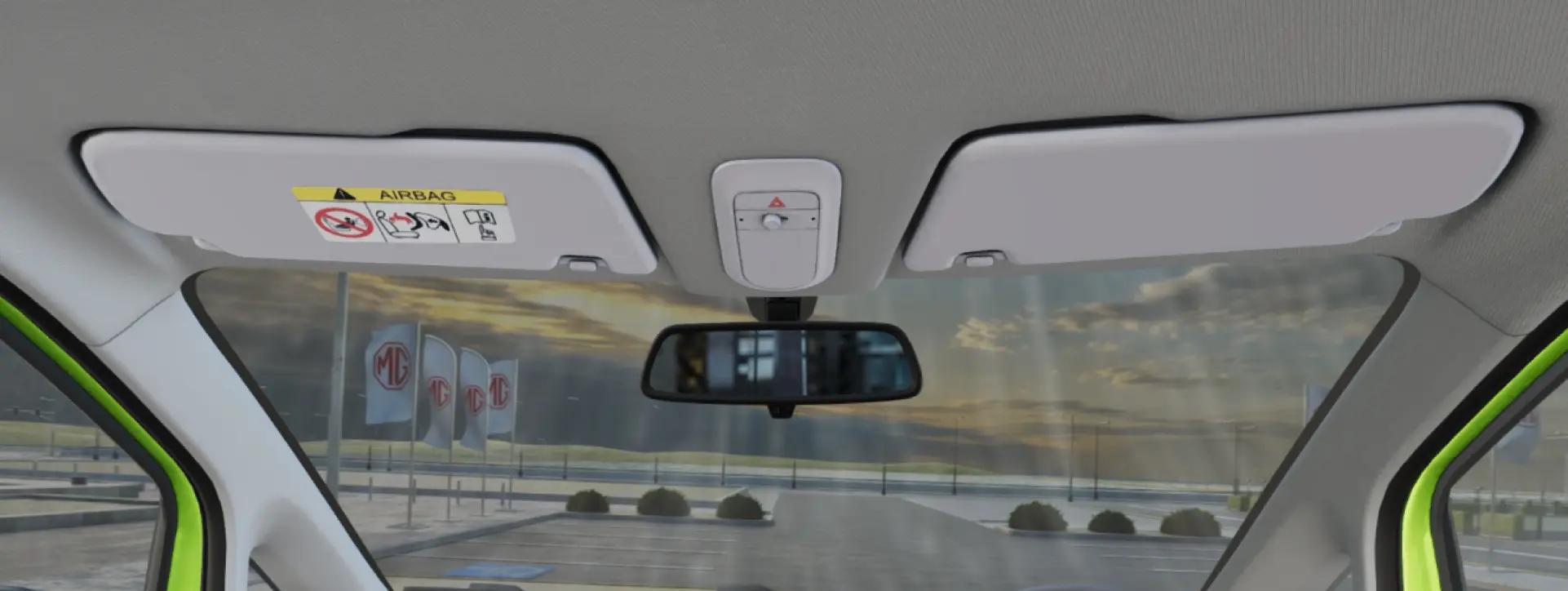 Morris Garages Comet EV Rear View Mirror/Courtesy Lamps