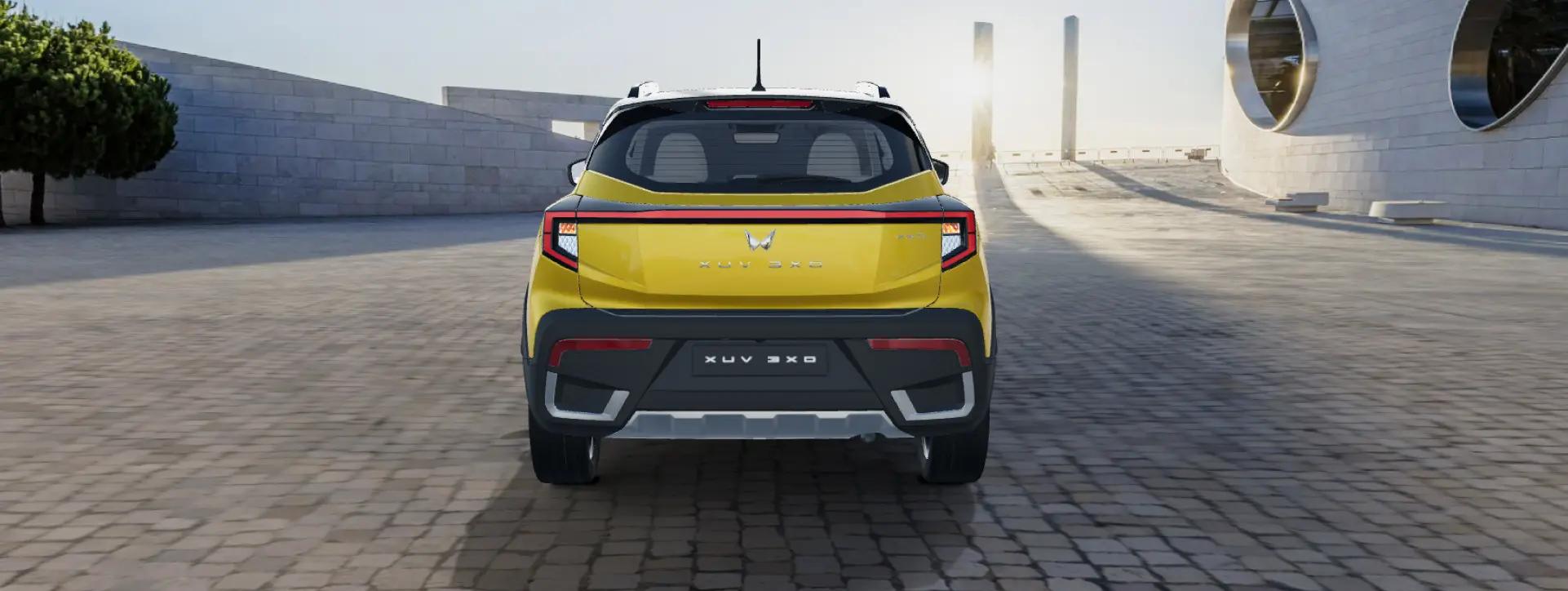 Mahindra XUV 3XO Rear View