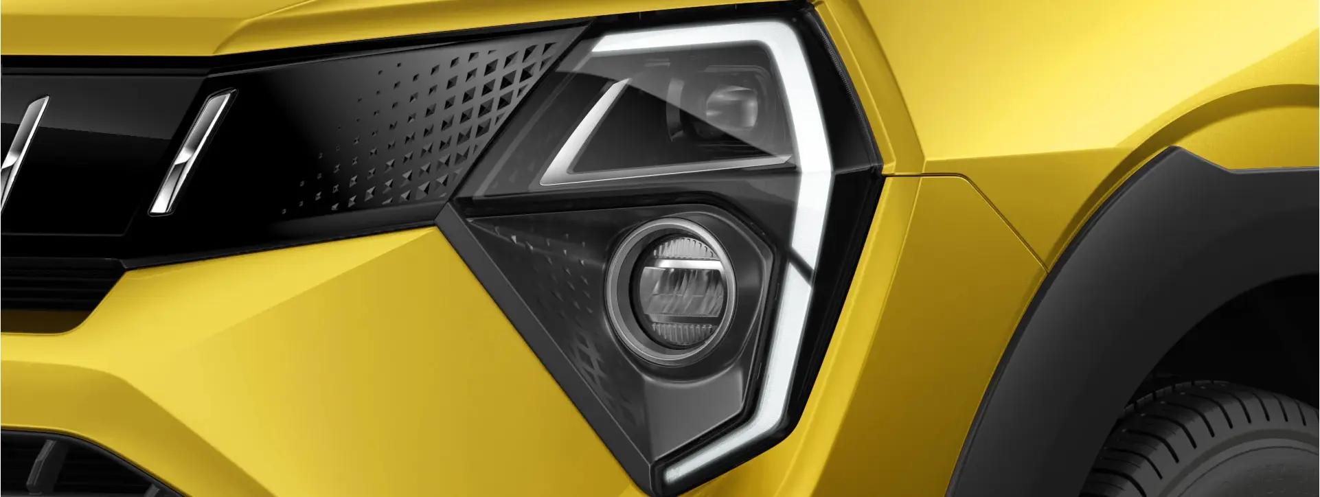 Mahindra XUV 3XO LED DRLs and Headlamps
