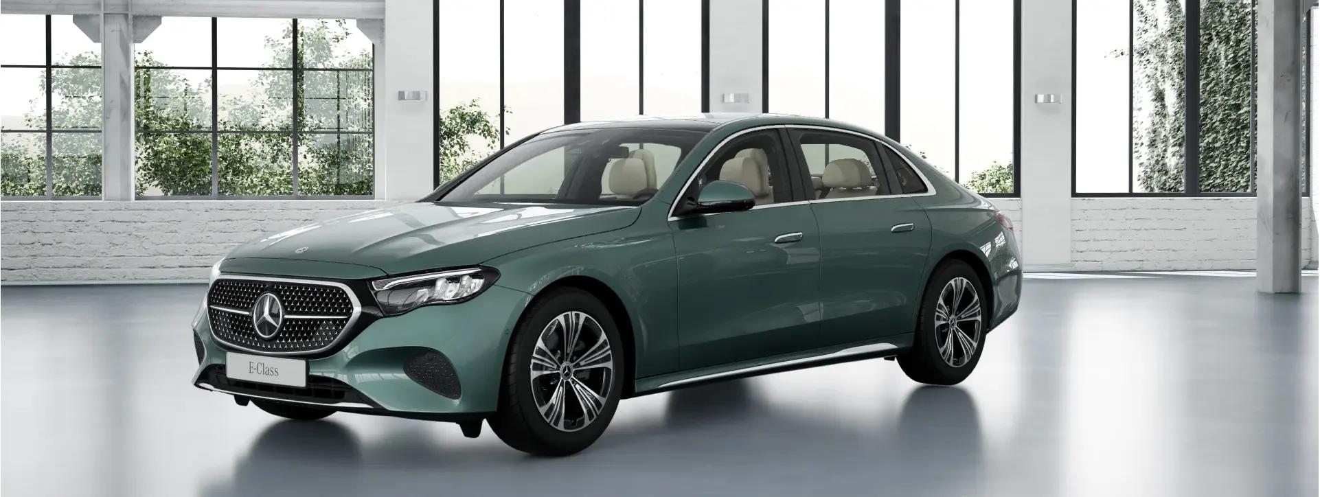 Mercedes-Benz E-Class LWB Left Front Three Quarter