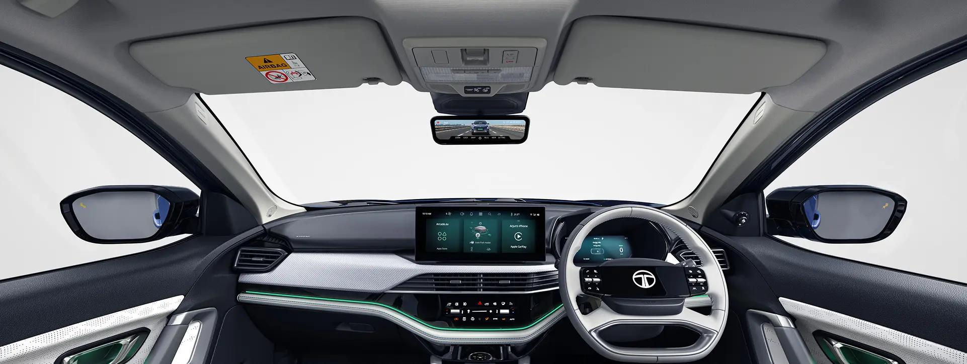 Tata Harrier EV Dashboard