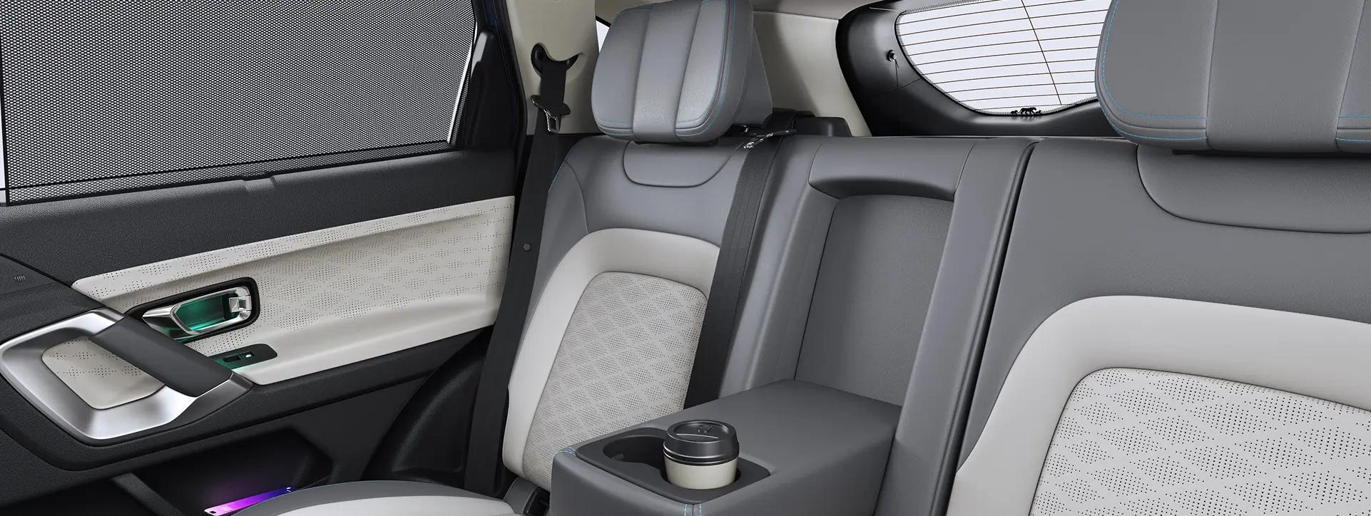 Tata Harrier EV Rear Seats