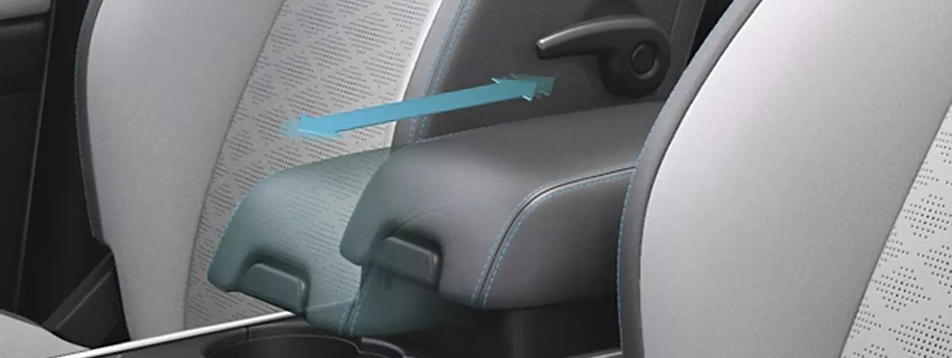 Tata Harrier EV Sliding Armrest