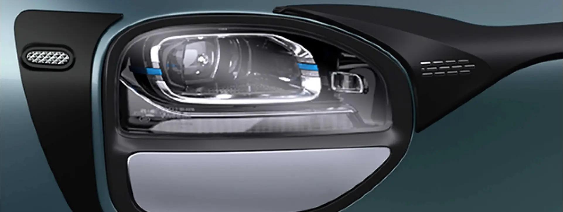 Morris Garages Windsor EV Headlight