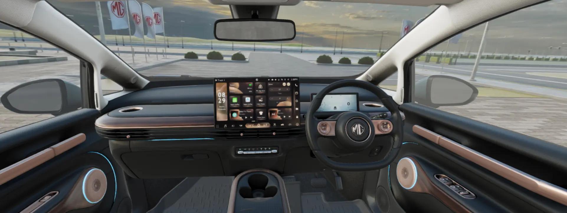 Morris Garages Windsor EV Dashboard