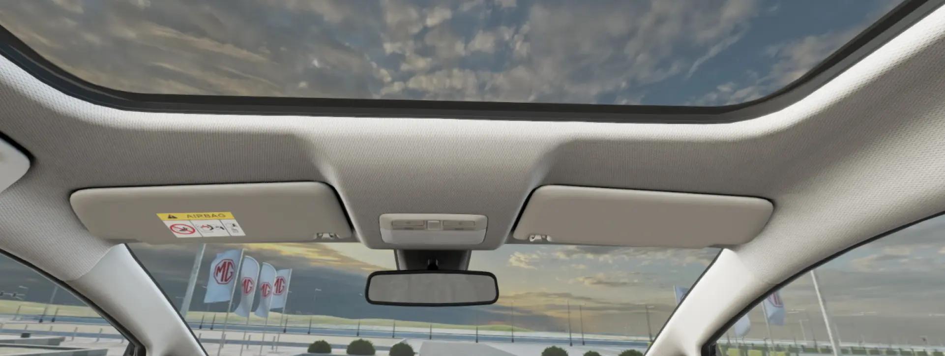 Morris Garages Windsor EV Sunroof