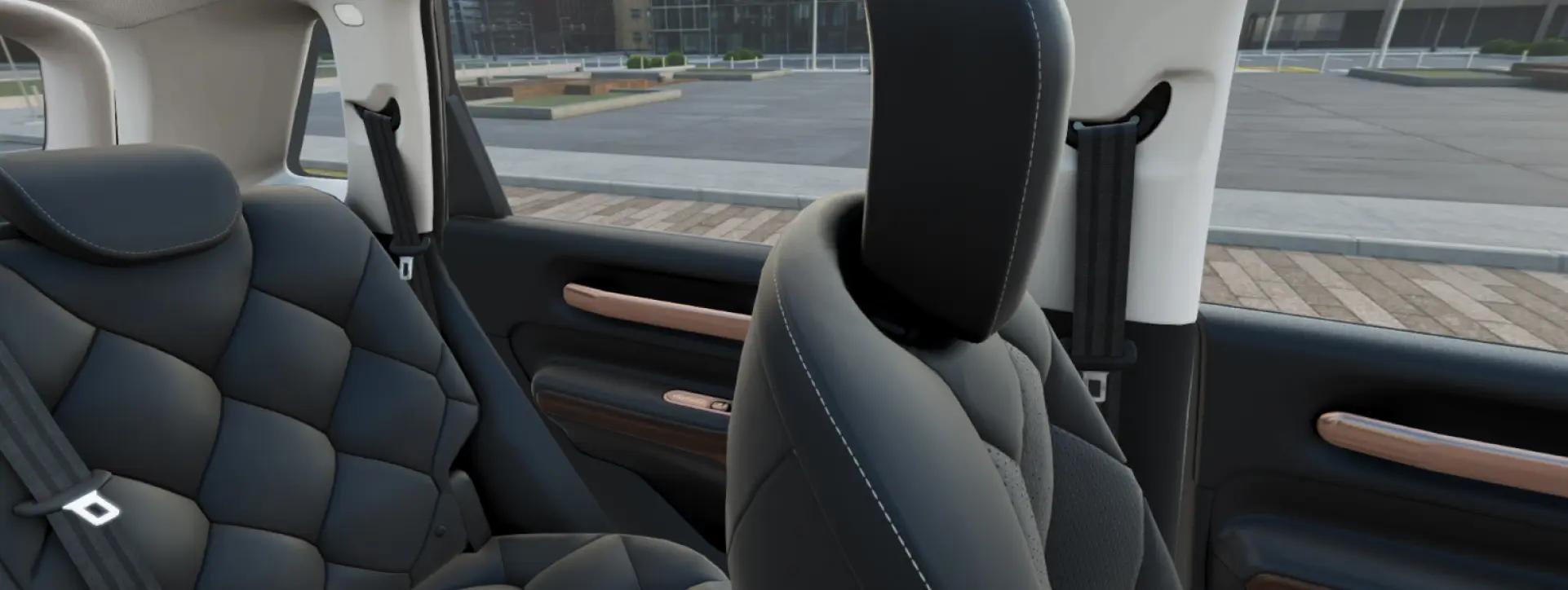 Morris Garages Windsor EV Front Row Seats