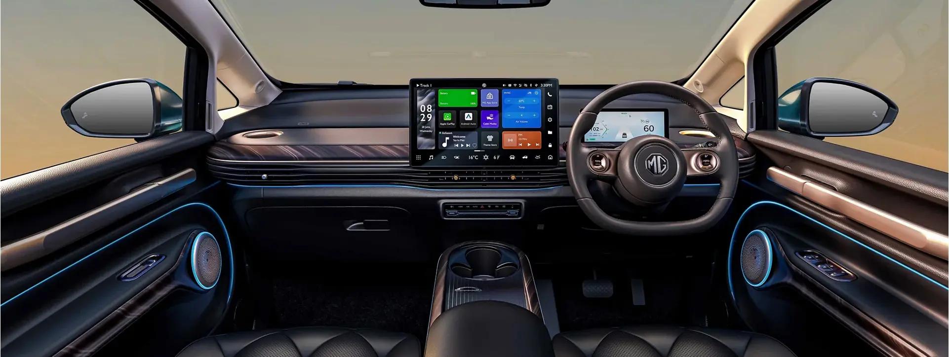 Morris Garages Windsor EV Front Ambient Lighting