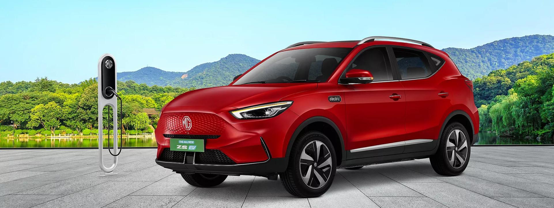 Morris Garages ZS EV Front Left View