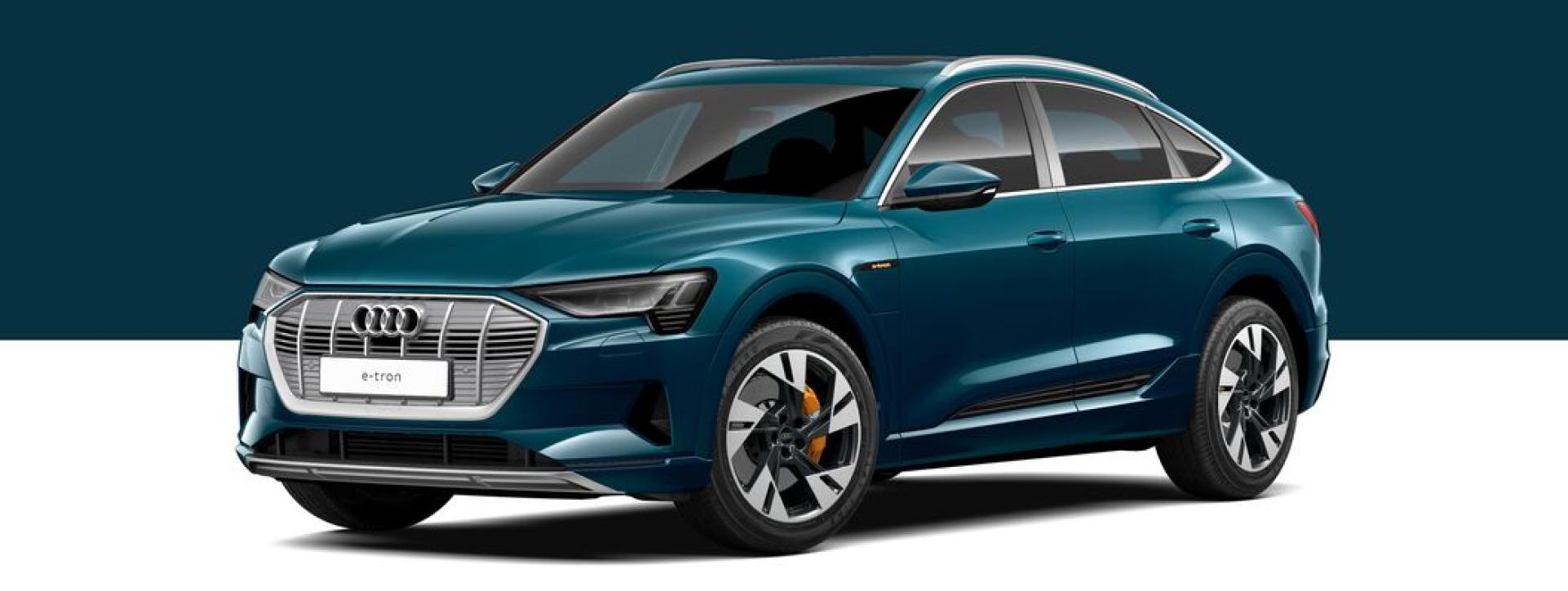 Audi e-tron Sportback Front Left View