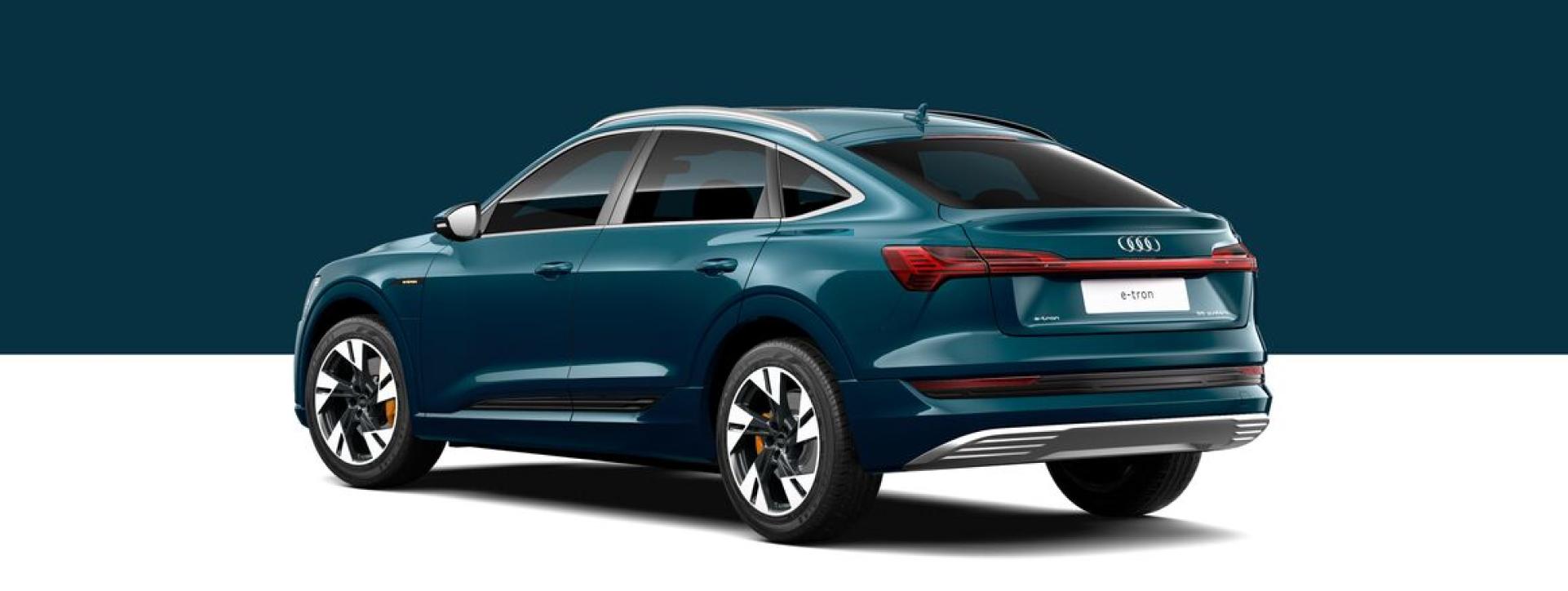 Audi e-tron Sportback Rear Left View