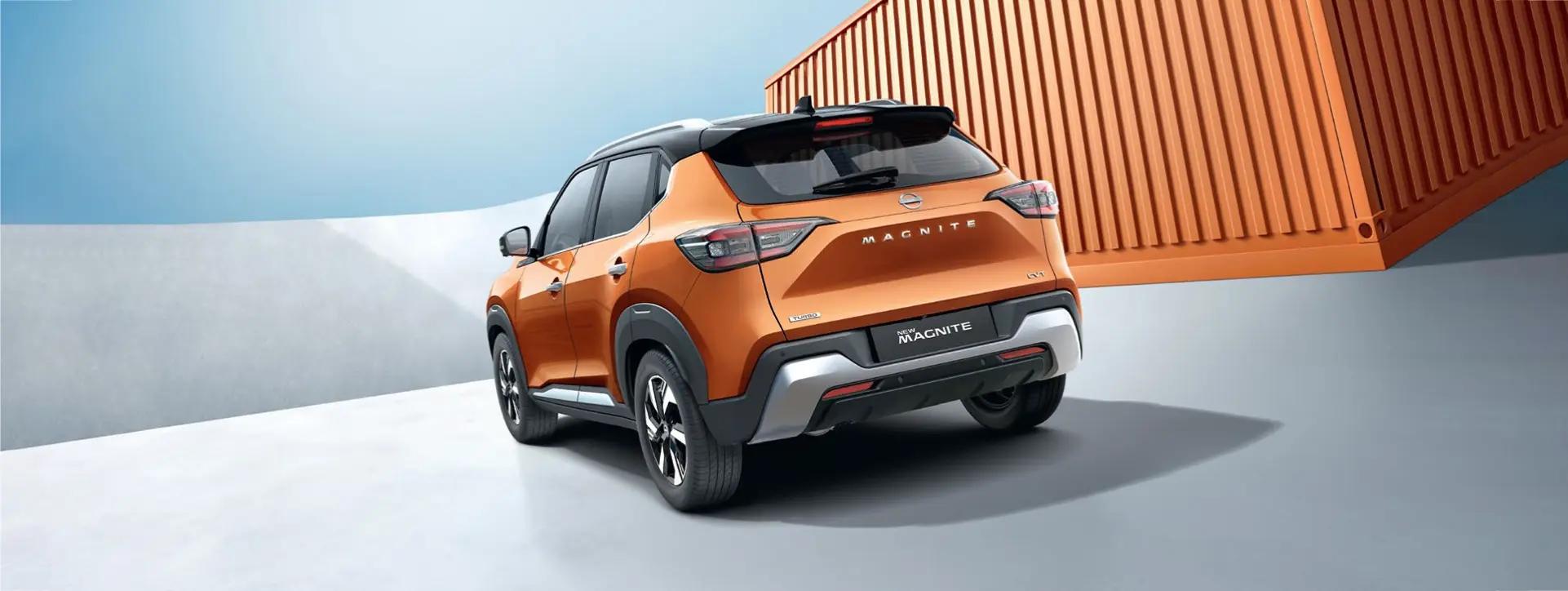 Nissan Magnite Rear Left Three Quarter View