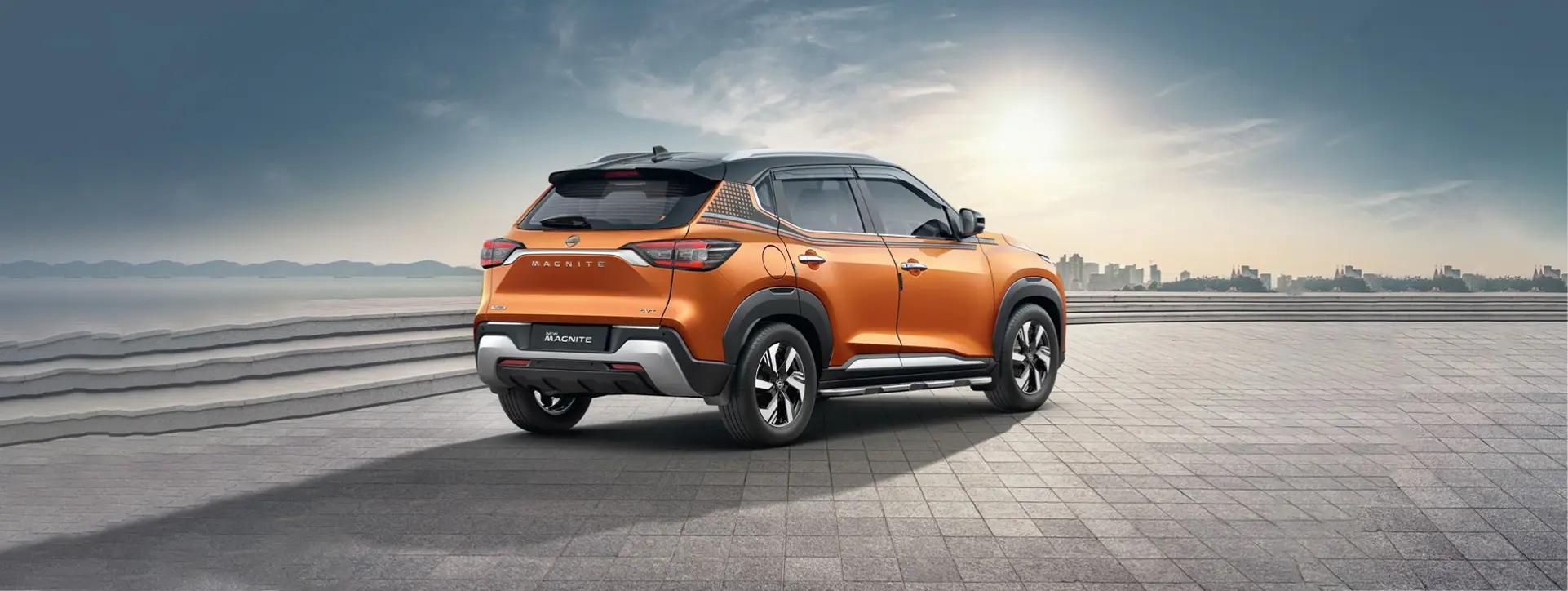 Nissan Magnite Right Rear Three Quarter View