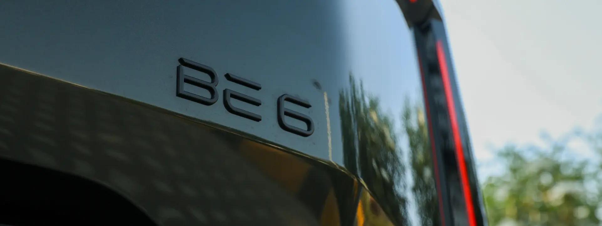 Mahindra BE 6 Model Badge