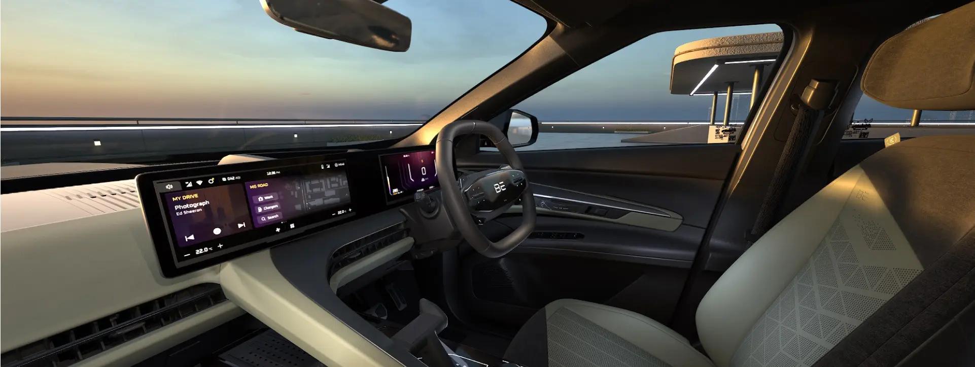 Mahindra BE 6 Dashboard Passenger View